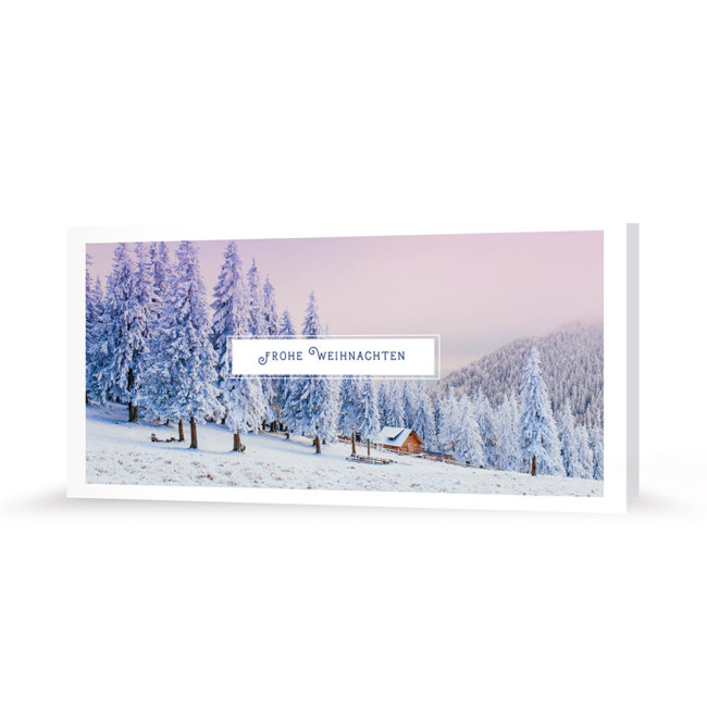 Weihnachtskarte | Winterwald