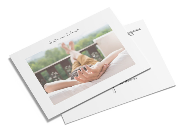 Postkarte | Grüße von Zuhause