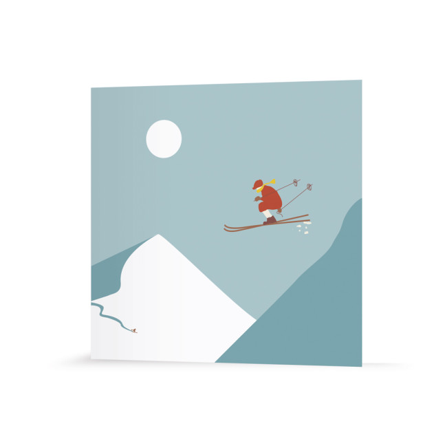 Postkarte | Ski Nostalgie