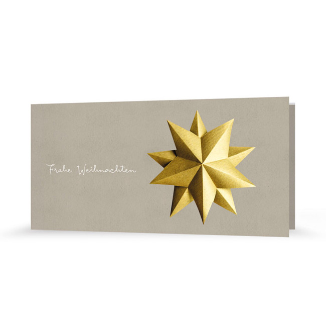 Weihnachtskarte | Weihnachtsstern