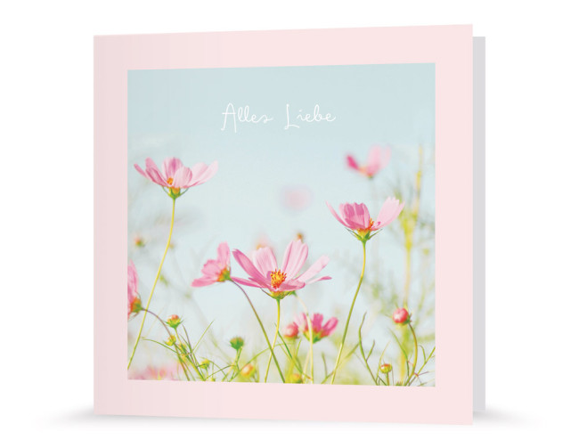 Grußkarte | Alles Liebe