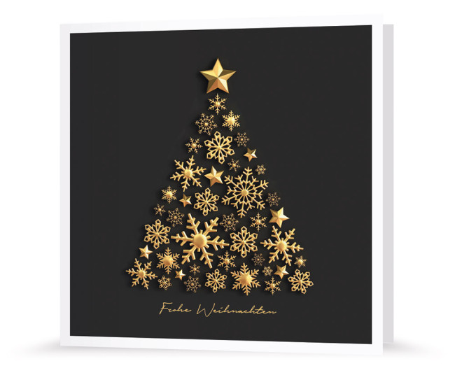 Weihnachtskarte | Sternenbaum