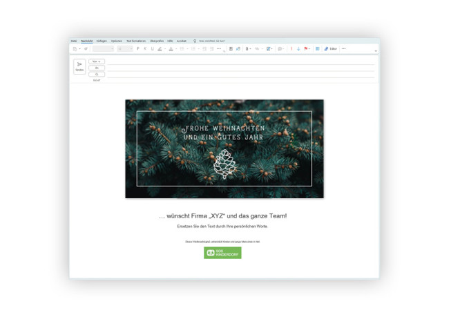 E-Mail | Weihnachtszapfen