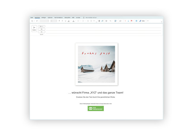 E-Mail | Frohes Fest