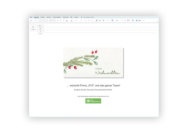 E-Mail | Weihnachtsstrauch