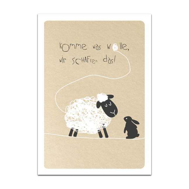 Postkarte | Ostern - Wir schafen das