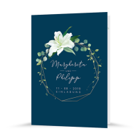 Hochzeitseinladung | Steckrose