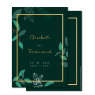 Save the Date | Shades of green