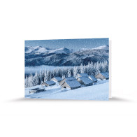 Weihnachtskarte | Winterabend