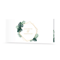 Hochzeitseinladung | Palmengold