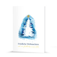Weihnachtskarte | Blautanne