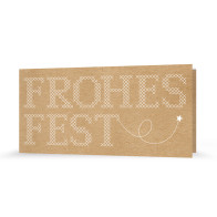 Weihnachtskarte | Stickerei