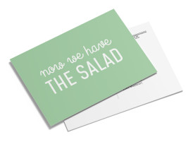 Postkarte | Salad