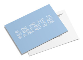 Postkarte | Ende gut