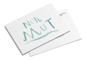 Postkarte | Nur Mut
