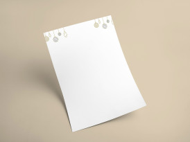 Briefpapier Weihnachten 2019