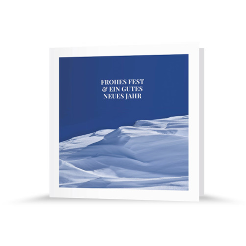 Weihnachtskarte | Schneewinde