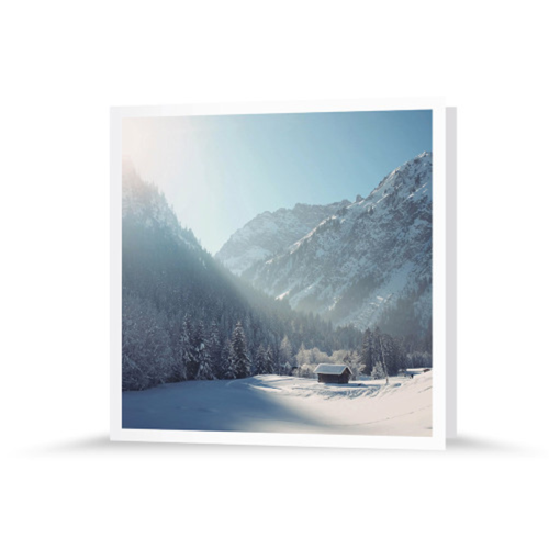 Weihnachtskarte | Neuschnee
