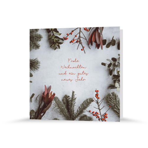 Weihnachtskarte | Zweige