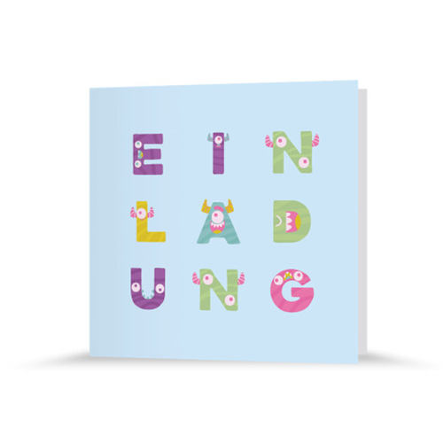 Geburtstagseinladung | Monstermäßige Einladung