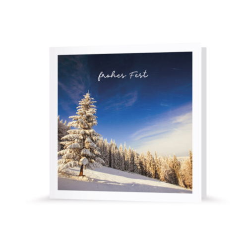 Weihnachtskarte | Frohes Fest