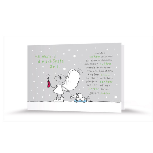 Weihnachtskarte | Babyelefant