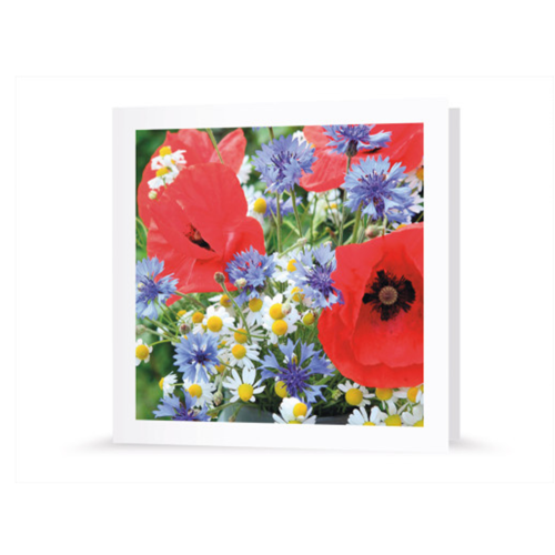 Grußkarte | Eine blumige Freude