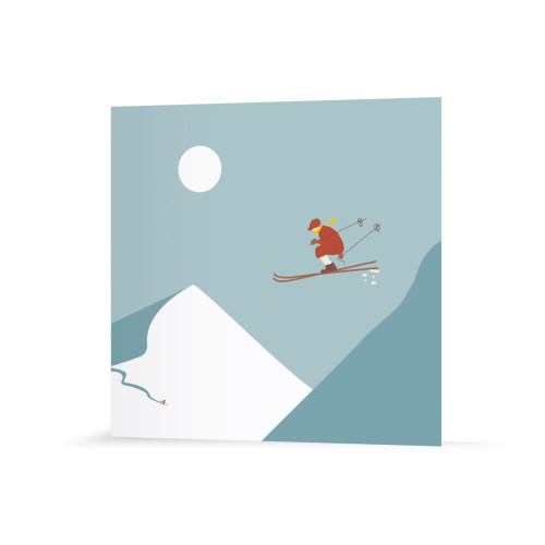 Postkarte | Ski Nostalgie