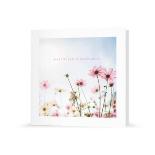 Grußkarte | Herzlichen Glückwunsch