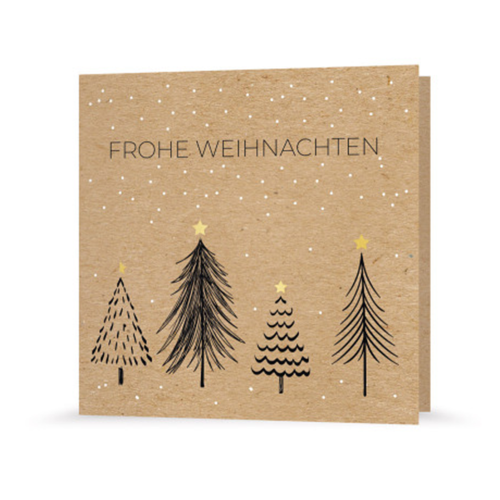 Weihnachtskarte | Weihnachtswald