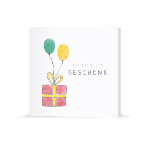 Grußkarte | Du bist mein Geschenk