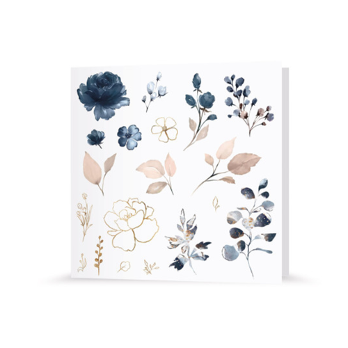 Trauerkarte | Stilvolle Blumen