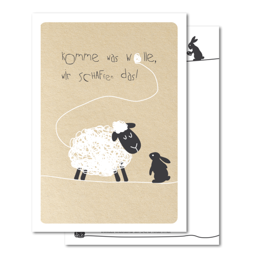Postkarte | Ostern - Wir schafen das