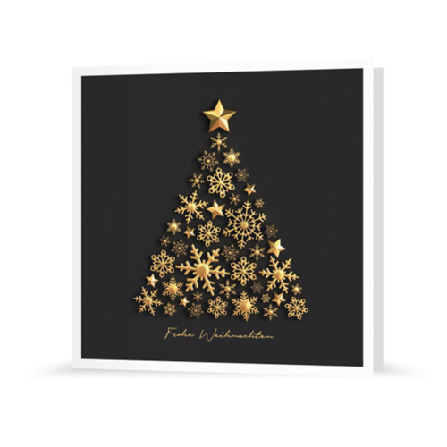 Weihnachtskarte | Sternenbaum