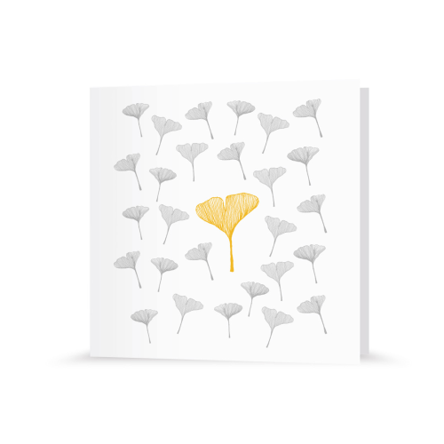 Grußkarte | Ginkgo