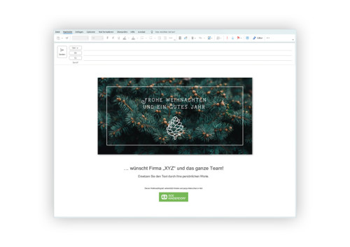 E-Mail | Weihnachtszapfen