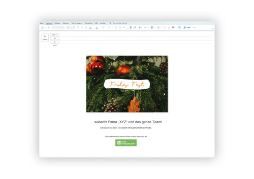 E-Mail | Weihnachtskugeln