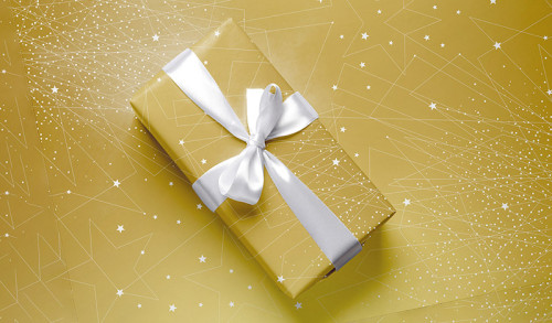 Geschenkpapier | Golden