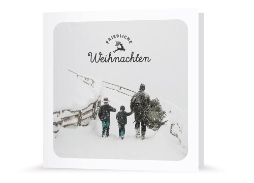 Weihnachtskarte | Frisch aus dem Wald