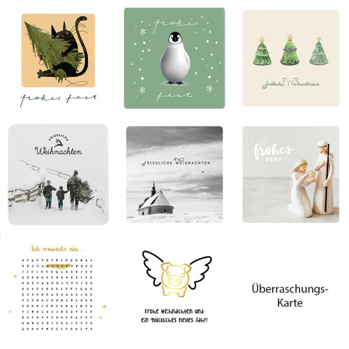 Weihnachtskarten-Set 2024