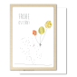 Postkarte | Ostern - Malen nach Zahlen